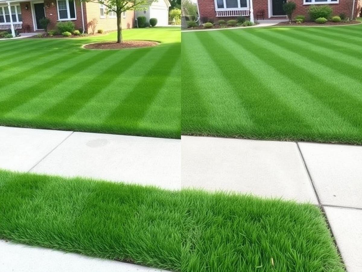 Lawn after professional care